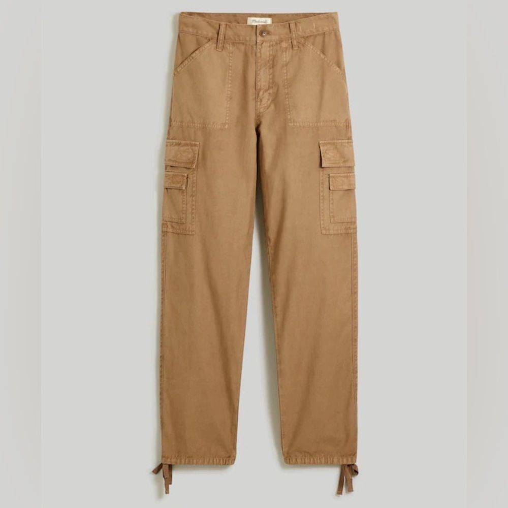 Madewell Low Slung Cargo Pants w/ Drawstring ankle